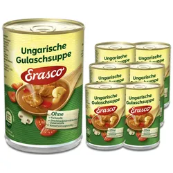 Erasco Ungarische Gulaschsuppe 6x390ML