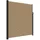vidaXL Seitenmarkise 220 x 300 cm Schwarz Polyester