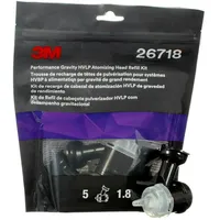 3M HVLP Zerstäuberkopf Nachfüllung - Clear - One Size