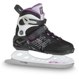 Fila Herren Eishockeyschuhe Freizeitschlittschuh, schwarz-weiß-pink, 38 1⁄2