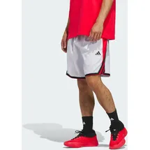 adidas Crazy Lite Basketballshorts Herren KB5410 - dash grey/pure ruby S/7"