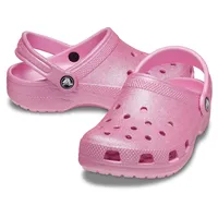 Crocs Unisex Kinder Classic Glitter Clog T Clog, Pink