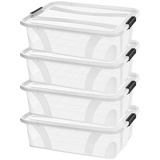 Siena Garden Siena HOME Aufbewahrungsbox Anzio 7 l 4er-Set