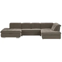 Lounge Collection Wohnlandschaft mit verschiedenen Funktionen Spencer ¦ braun ¦ Maße (cm): B: 382 H: 102 T: 260.0