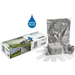 KAISER 2521 IP68BOX Outdoor Installations-Set, für ungeschützte Installation im Freien, mit Gießharz  - 10 Stück