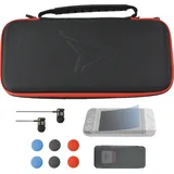 Steelplay Carry and Protect 11 in 1 Trage- und Schutzset Schwarz Nintendo Switch
