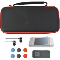 Steelplay Carry and Protect 11 in 1 Trage- und Schutzset Schwarz Nintendo Switch