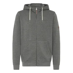Kapuzensweatjacke SOLID "Kapuzenfleecejacke SDSIMA", Herren, Gr. M, grau (gray melange), Obermaterial: 65% Polyester PES. 35% Baumwolle CO., Sweatjacken
