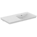 Ideal Standard La Dolce Vita Möbel-Waschtisch E2704MA 106x53,5x14,5cm, ohne Hahnloch, mit Überlauf, weiß Ideal Plus