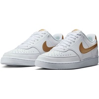 Nike Court Vision Low Next Nature Damen White/White/Metallic Gold 43