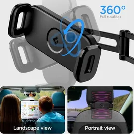 SPIGEN Onetap UTS45 Universal Headrest Uchwyt samochodowy na tablet czarny/black ACP05862, Tablet Halterung, Schwarz