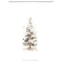 HOME WOHNIDEEN | Schiebevorhang Dekostoff Digitaldruck Christmas Tree Paneelwagen