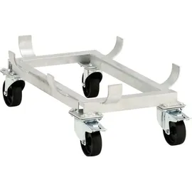 Cemo Fahrgestell für Rechteckbehälter Stahl verzinkt 88 x 58 cm 200 Liter