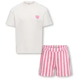 Only KOGRILA Pyjama Set Pink/Weiß 158/164