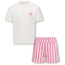 Only KOGRILA Pyjama Set Pink/Weiß 158/164