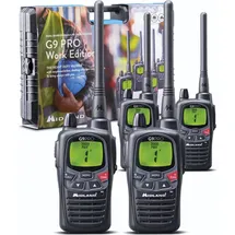Midland G9 Pro PMR446, (12 km), Walkie-Talkie, Schwarz