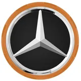 Mercedes-AMG Radnabenabdeckung Zentralverschlussdesign orange
