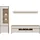 Home Affaire Wohnwand HOME AFFAIRE "Stranda, moderne Anbauwand, Komplettset im Scandi-Style", weiß (weiß skandi eiche), B:266cm, Holzwerkstoff, Kastenmöbel-Sets, Wohnwand, enthält Vitrine, Lowboard und Wandboard, 270 cm breit