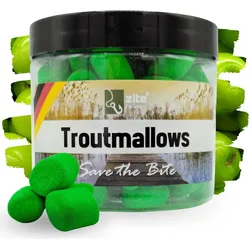 Marshmallow Köder Angeln Troutmellows grüner Apfel 40 g EINHEITSFARBE 40g