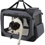 Songmics Hundebox faltbar, 81 x 58 x 58 cm, grau