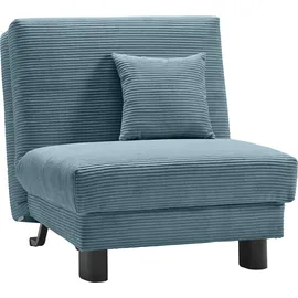 Ell + Ell Sessel ELL + ELL "Enny", blau (petrol), B:85cm H:85cm T:100cm, 92% Polyester 8% Nylon, Sessel, Sessel