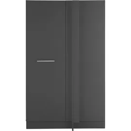 laundreezy Eckschrank 100 x 162 x 68 cm Grau