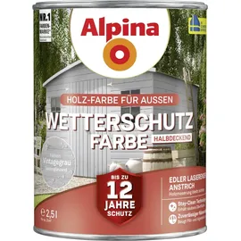 Alpina Wetterschutzfarbe Vintagegrau 2,5 l