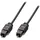 Lindy Toslink Audio Anschlusskabel 1x Toslink-Stecker (ODT) - 1x Toslink-Stecker (ODT) 0,50m (35210)