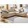 Home Affaire Ecksofa »Earl L-Form«, wahlweise auch mit Bettfunktion oder Bettfunktion mit Bettkasten beige