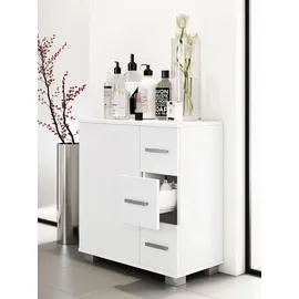 VCM Zalo Midischrank 30,4 x 65 x 30 cm Weiß