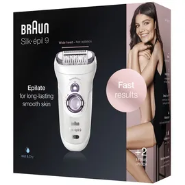 Braun Silk-épil 9 SensoSmart 9/700 weiß/lila