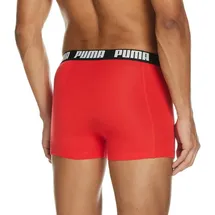 Puma Basic Boxer red/black S 2er Pack