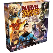 Cmon CMON, Marvel Zombies Fantastic 4 Under Siege - Ein Zombicide Spiel, Erweiterung, Kennerspiel, Dungeon Crawler, 1-6 Spieler, Ab 14+ Jah Deutsch,