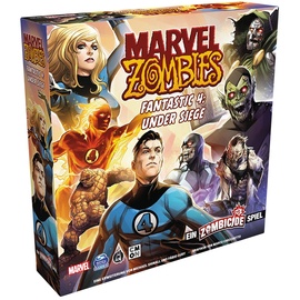 Cmon CMON, Marvel Zombies Fantastic 4 Under Siege - Ein Zombicide Spiel, Erweiterung, Kennerspiel, Dungeon Crawler, 1-6 Spieler, Ab 14+ Jah Deutsch,