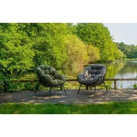 Lesli-Living Lesli Living Relaxsessel Cozy Stone 70 x 80 x 90 cm anthrazit/light-grey