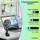 casativo Flexibler 2in1 Hand- & Tischventilator (schwarz): Akku- & USB-Betrieb, 3 Stufen für optimale Kühlung, kompakt, tragbar & ideal für Büro, Reise & Zuhause