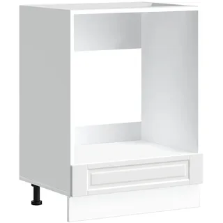 vidaXL Herdumbauschrank Porto Weiß Holzwerkstoff