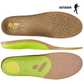 SIDAS 3FEET Outdoor Mid Einlegesohlen 28,5 Braun