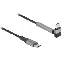 DeLock USB-C® Kabel USB 2.0 USB-C® Stecker, USB-C® Stecker 1.50m Schwarz, Grau 81172