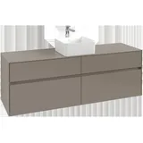 Villeroy & Boch Waschbeckenunterschrank 4 Auszüge 160 x 54,8 x 50 cm Graphit