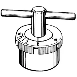 Heimeier Skalenschlüssel für Vorein- stellung, Nr. 4316-00.257