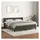vidaXL Boxspringbett 160 x 200 cm Dunkelgrau