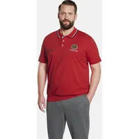 Charles Colby Poloshirt EARL JOYLIN mit geschmackvollen Highlights rot XL (56/58)
