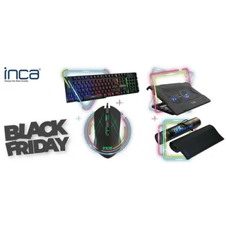 inca Gaming Komplet-Set Beginner Gaming Tastatur INCA,17,22,25,12