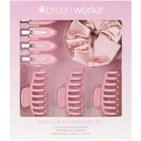 Brushworks Hair Clip and Scrunchie Set