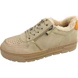 Marco Tozzi Plateau-Sneaker Beige Damen 37