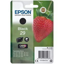 Epson Original 29 Erdbeere Druckerpatrone - schwarz (C13T29814012)
