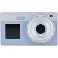 Kleine Tragbare Digitale Videokamera, 1080p Digitalkamera 16x Digital Zoom Anti -Scratch für die Fotografie (Silver)