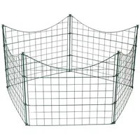 Clanmacy Gartenzaun Teichzaun 11tlg Gartenzaun GRÜN Metallzaun Zaun Zaun Gartenabgrenzung grün