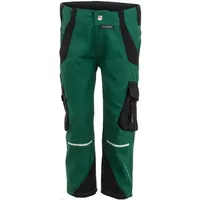 Planam Kinder Stretch-Bundhose Norit - 170/176 - grün/schwarz